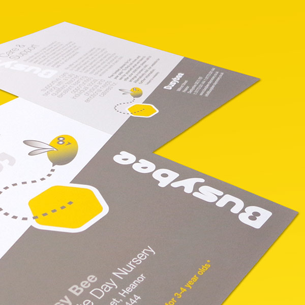 Design and printed leaflets