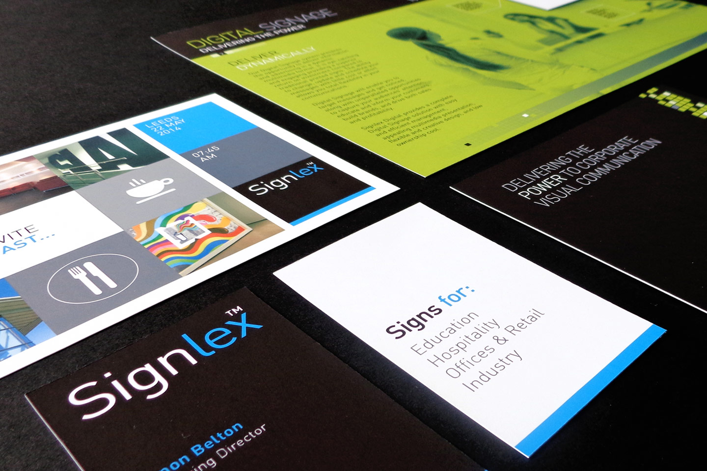 Company literature and stationery design